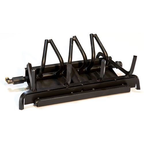 Grand Canyon Gas Logs Indoor Vented Natural Gas Kiva Burner, LP Convertible, 18" to 30"